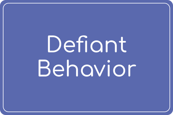 Defiant Behavior Graphic